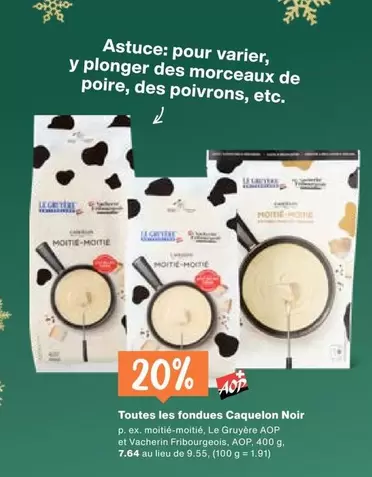 Toutes les fondues Caquelon Noir