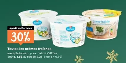 crèmes fraîches