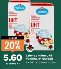 Crème entière UHT