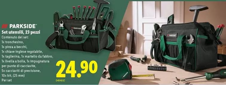 Set utensili, 23 pezzi