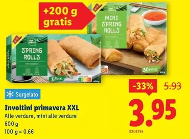 Involtini primavera XXL