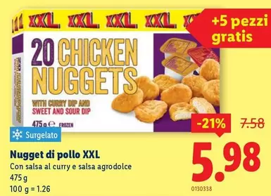 Nugget di pollo XXL