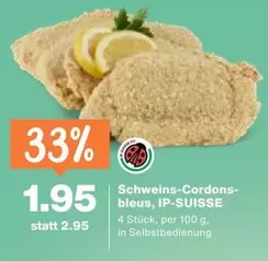 Schweins-Cordons-bleus, IP-SUISSE