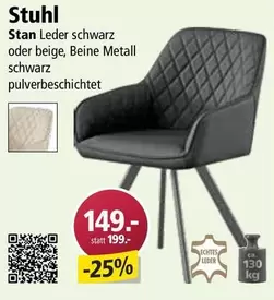 Stan -  Leder schwarz oder beige