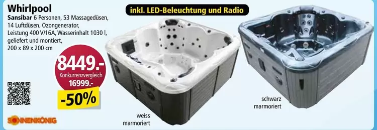 Whirlpool - Sansibar 6 Personen