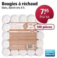 Bougies à réchaud