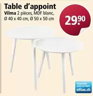 Table d'appoint