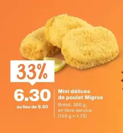 Mini délices de poulet
