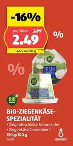 BIO-ZIEGENKÄSE-SPEZIALITÄT