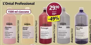 Vitamino Color, Absolut Repair, Pro longer, Silver, Blondifier Gloss