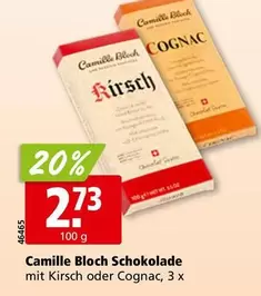 Schokolade mit Kirsch oder Cognac