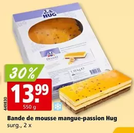 Bande de mousse mangue-passion