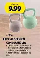 PESO SFERICO CON MANIGLIA