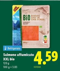 Salmone affumicato XXL bio