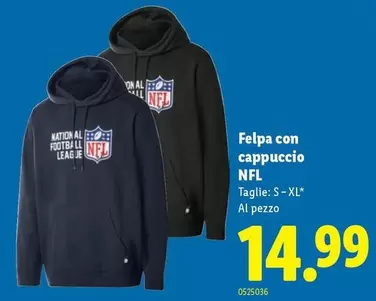 Felpa con cappuccio NFL