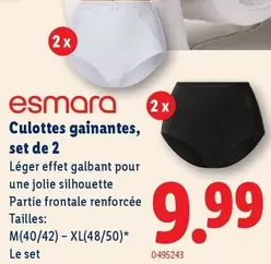 Culottes gainantes, set de 2