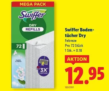 Swiffer - Boden-tücher Dry
