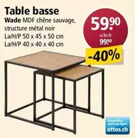 Table basse