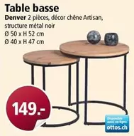 Denver - Table basse