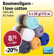 Baumwollgarn - I love cotton