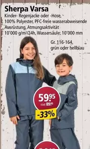 Kinder - - Regenjacke oder -Hose