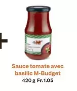 Sauce tomate avec basilic