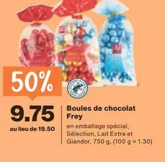 Boules de chocolat