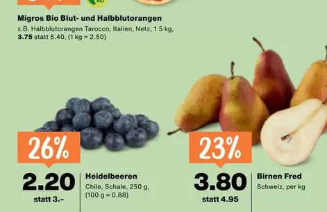 Bio Blut- und Halbblutorangen