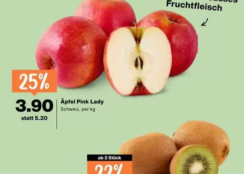 Äpfel Pink Lady