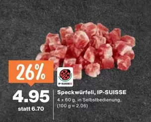 Speckwürfeli, IP-SUISSE