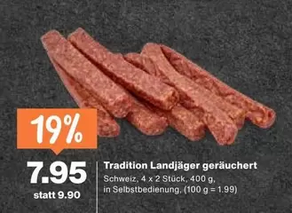 Landjäger geräuchert