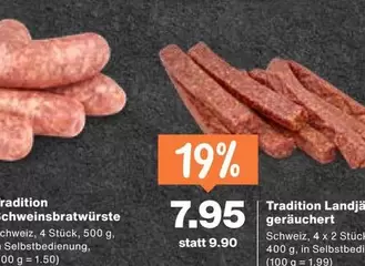 Landjäger geräuchert