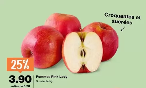 Pommes Pink Lady