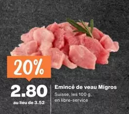 Emincé de veau