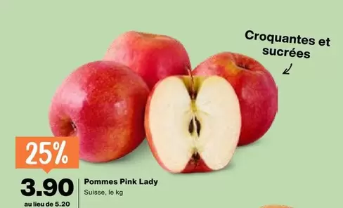 Pommes Pink Lady