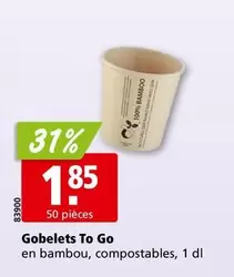 Bamboo - Gobelets To Go