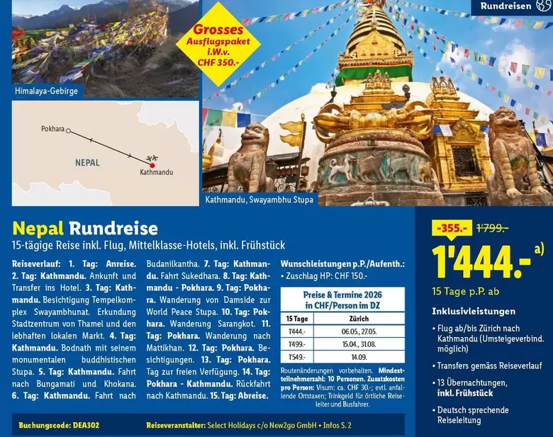 Hp - Nepal Rundreise