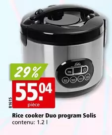 Rice cooker Duo program