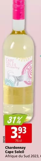 Chardonnay Cape Soleil