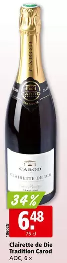 Clairette de Die Tradition Carod