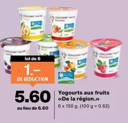 Yogourts aux fruits