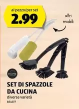 SET DI SPAZZOLE DA CUCINA