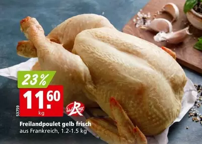 Freilandpoulet gelb frisch