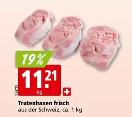 Trutenhaxen frisch