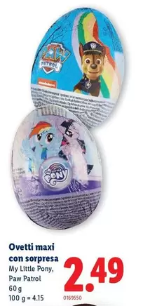My Little Pony - Ovetti maxi con sorpresa