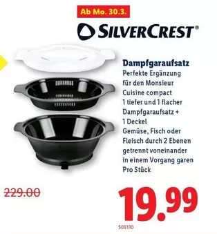 Monsieur - Dampfgaraufsatz