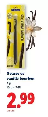 Gousse de vanille bourbon