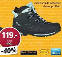 chaussures de randonnée