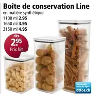 Boîte de conservation Line