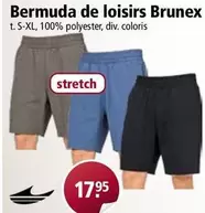 Stretch - Bermuda de loisirs